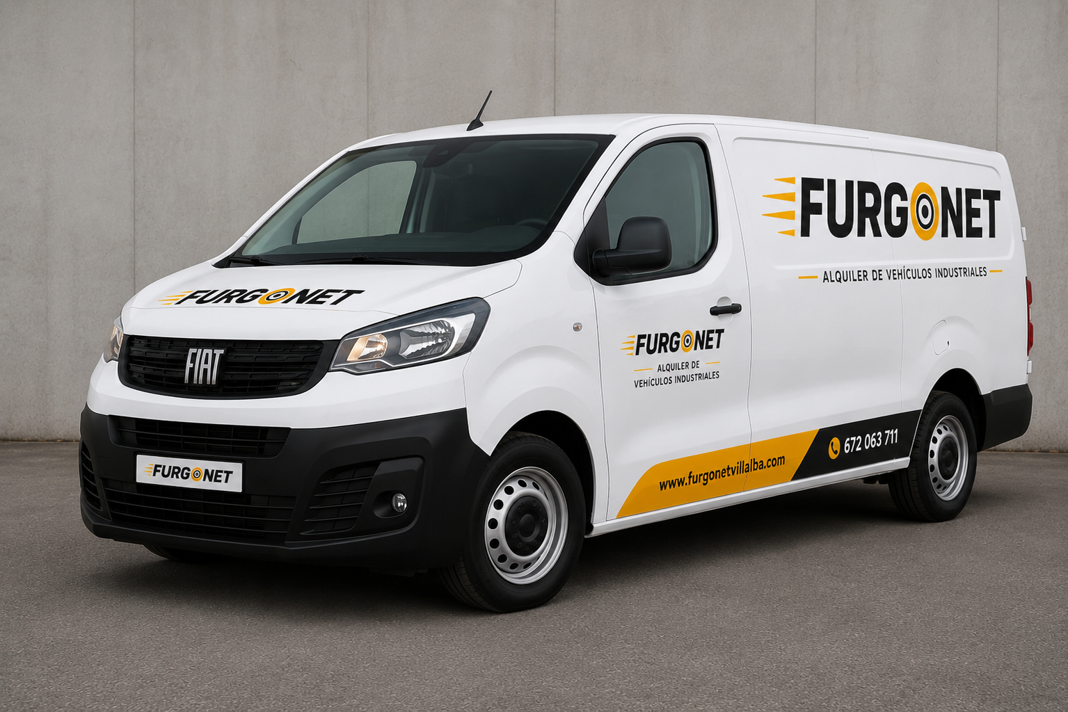 Fiat Scudo vinilada FURGONET · alquiler Furgoneta 6 m³ 6 m³ en Collado Villalba, Madrid · foto 2