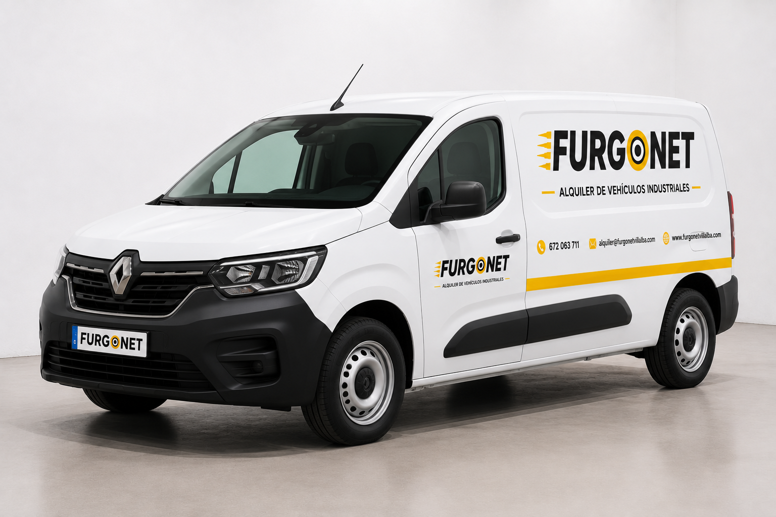 Renault Berlingo/Kangoo vinilada FURGONET · alquiler Comercial 3 m³ en Collado Villalba, Madrid · foto 2
