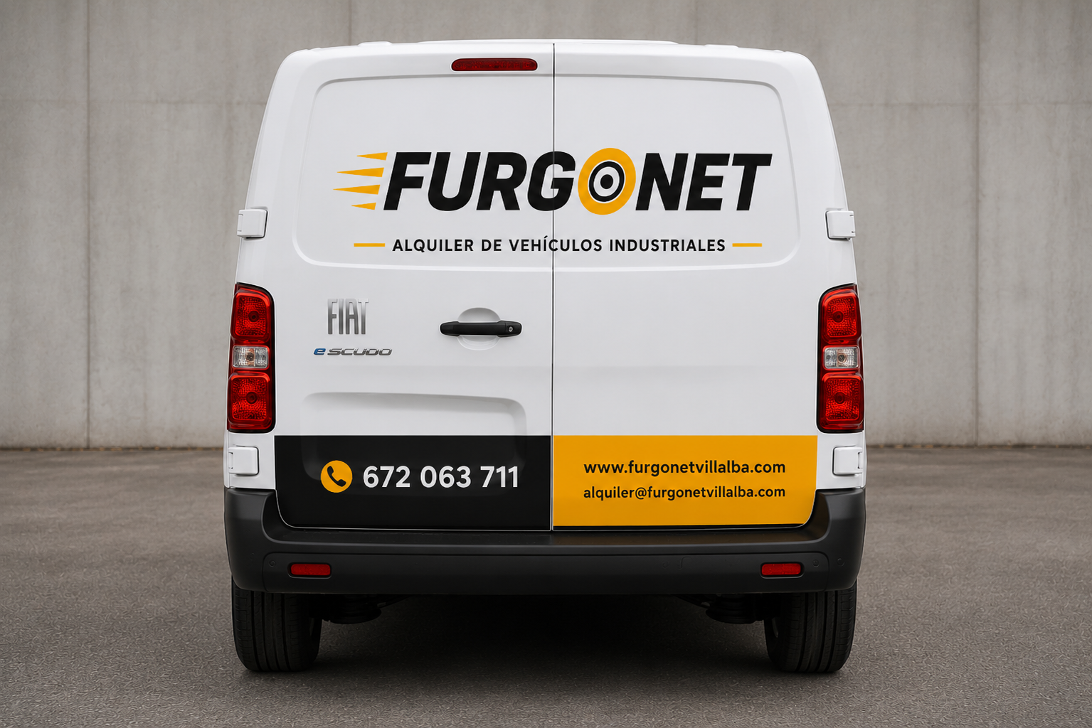 Fiat Scudo vinilada FURGONET · alquiler Furgoneta 6 m³ 6 m³ en Collado Villalba, Madrid · foto 4