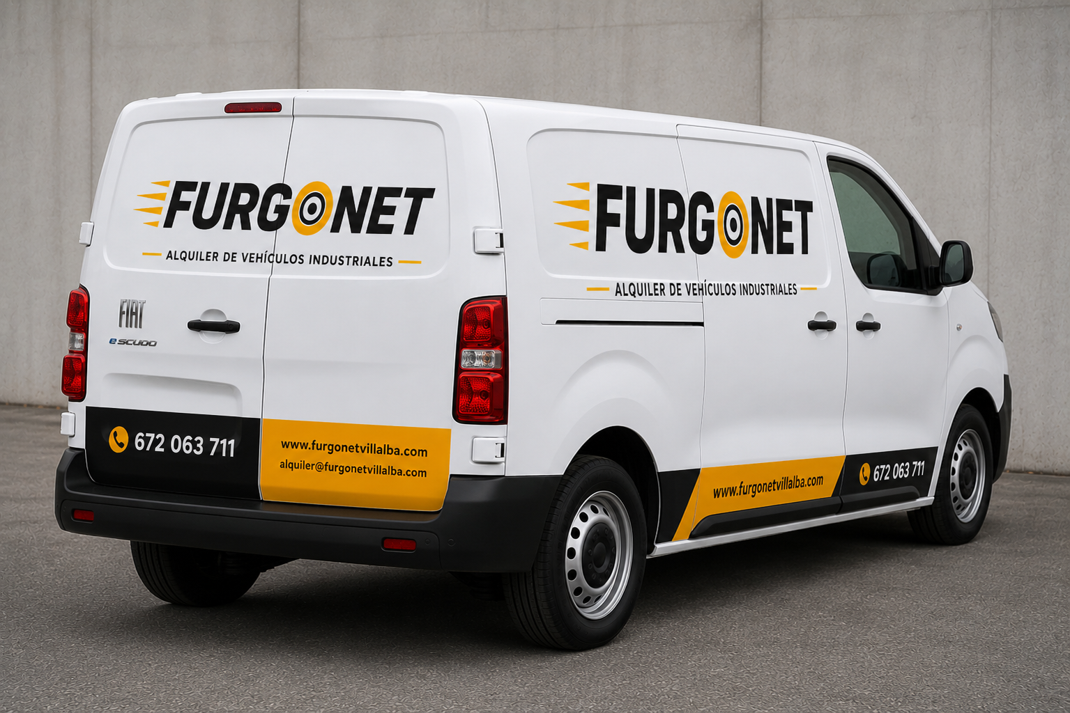 Fiat Scudo vinilada FURGONET · alquiler Furgoneta 6 m³ 6 m³ en Collado Villalba, Madrid · foto 5
