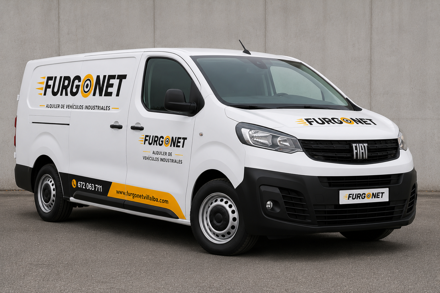 Fiat Scudo vinilada FURGONET · alquiler Furgoneta 6 m³ 6 m³ en Collado Villalba, Madrid · foto 3
